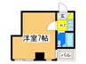 沢之町マンション 1Kの間取り