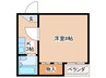 沢之町マンション 1Kの間取り