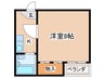 沢之町マンション 1Kの間取り