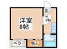 沢之町マンション 1Kの間取り