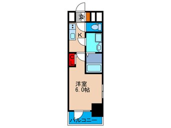 間取図 ｴｽﾘｰﾄﾞ大阪ｼﾃｨﾉｰｽ（309）