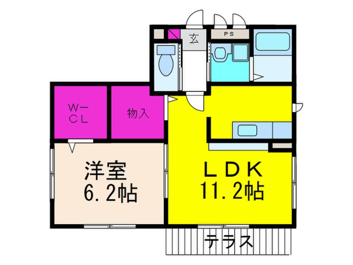 間取り図 アム－ル・アベイユⅡ