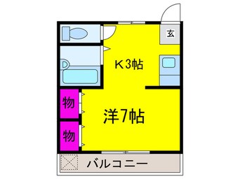 間取図 レインボーハイツ南