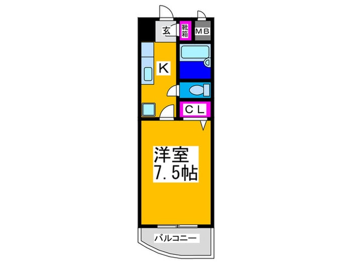 間取り図 ＩＢＣ中百舌鳥
