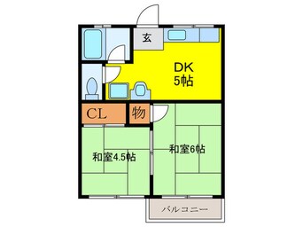 間取図 新芦屋ハイツ