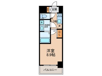 間取図 ﾌｧｰｽﾄﾌｨｵｰﾚ北大阪ﾘｱﾝ　(1202)