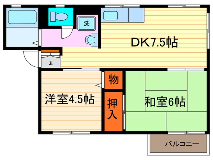 間取図 エトワ－ル