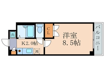 間取図 メゾンクレ－ル