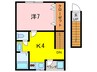FRIEND NIGAWA　EAST　Ⅱ 1Kの間取り