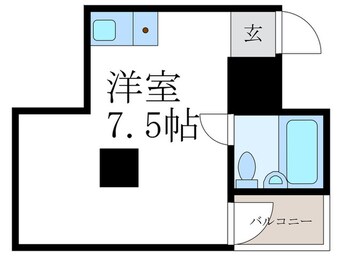 間取図 カ－サデ・河原町