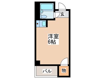 間取図 エホール東田辺