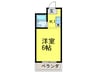 丸矢ハイツ 1Rの間取り