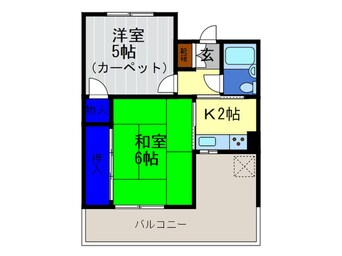 間取図 ﾀﾞｲｱﾊﾟﾚｽ住道ｽﾃｰｼｮﾝｽｸｴｱ(512)