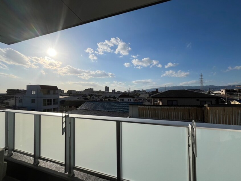 室内からの展望 クルール尼崎