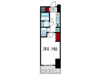 間取図 ﾌﾟﾛｼｰﾄﾞ神戸元町