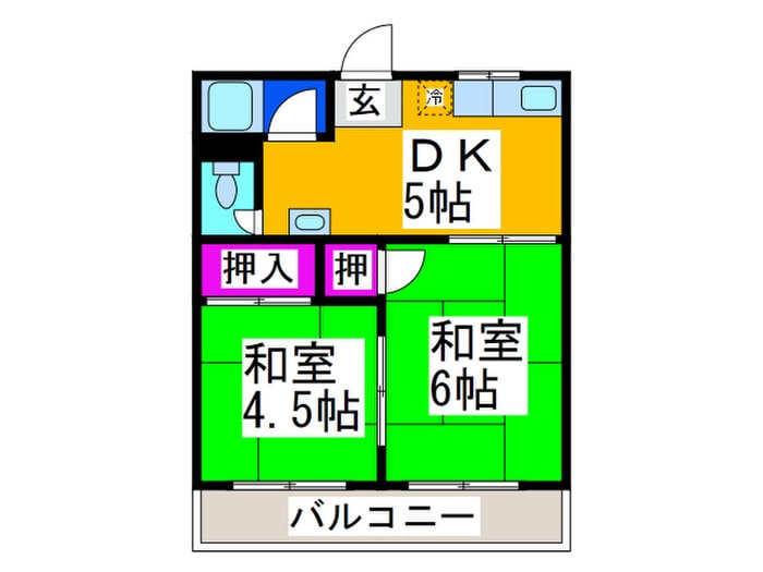 間取り図 平野ハイツ