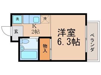 間取図 レザン四条大宮