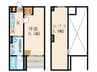 サクシード長洲東 1Kの間取り