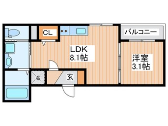 間取図 GRANDIR西三荘