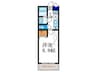 LIBRO京都西陣 1Kの間取り