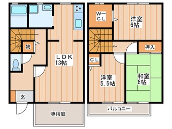 間取図 フレスコＡ