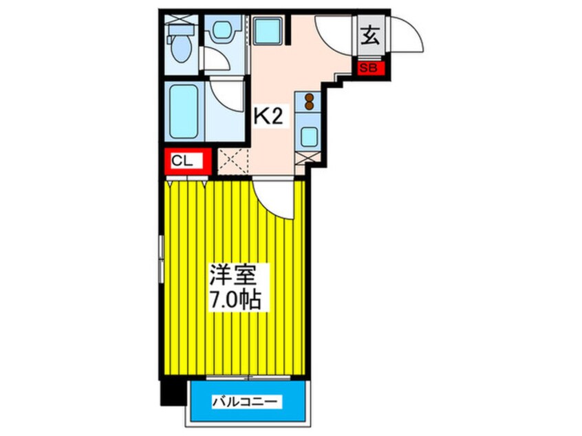 間取図 アクティコ－トクリスタル京橋