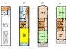 港区三先一丁目戸建て 4DKの間取り