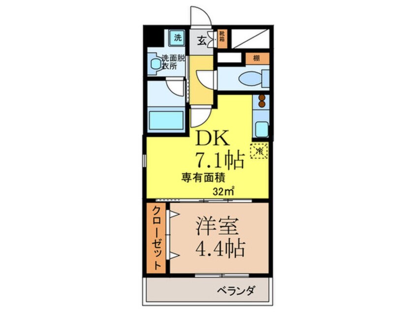 間取図 ソラ－ジュ茨木