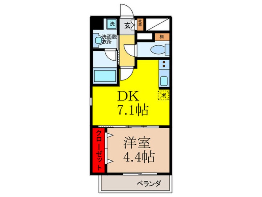 間取図 ソラ－ジュ茨木
