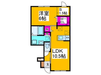 間取図 プレジールヴィラ