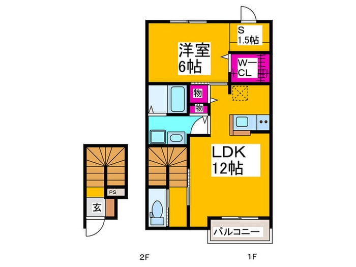 間取り図 プレジールヴィラ