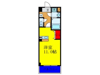 間取図 フローライト上新庄駅前