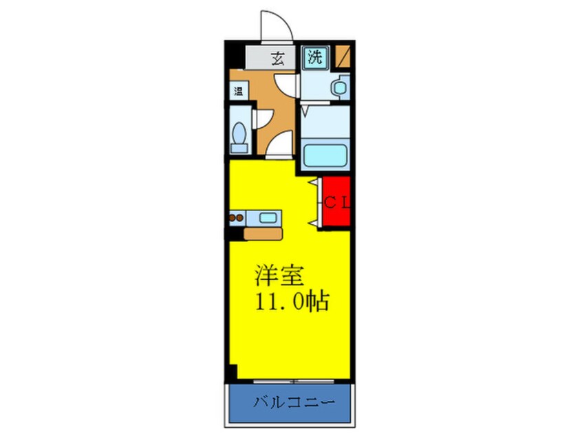 間取図 フローライト上新庄駅前