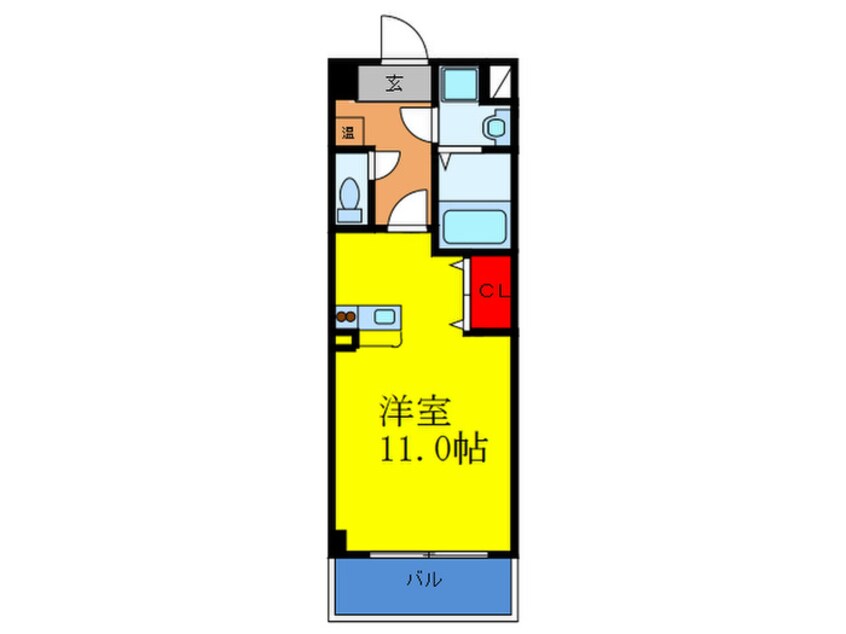 間取図 フローライト上新庄駅前