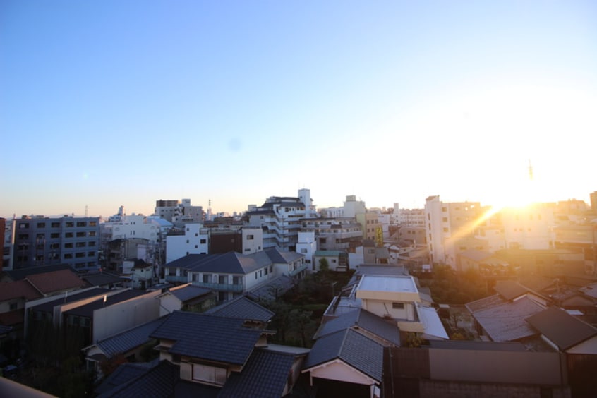 室内からの展望 フローライト上新庄駅前