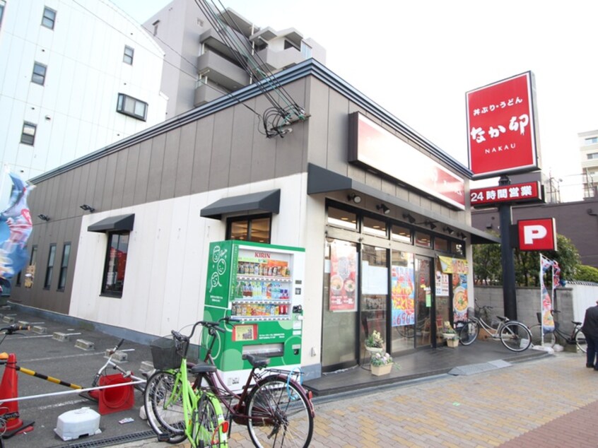 なか卯南巽店(その他飲食（ファミレスなど）)まで500m ベルリ－ド加美北Ａ
