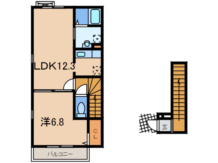 間取図 メヌエット