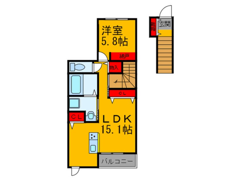 間取図 サンシャイン東山　PART　I