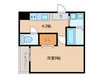 間取図 フジパレス岸和田駅北