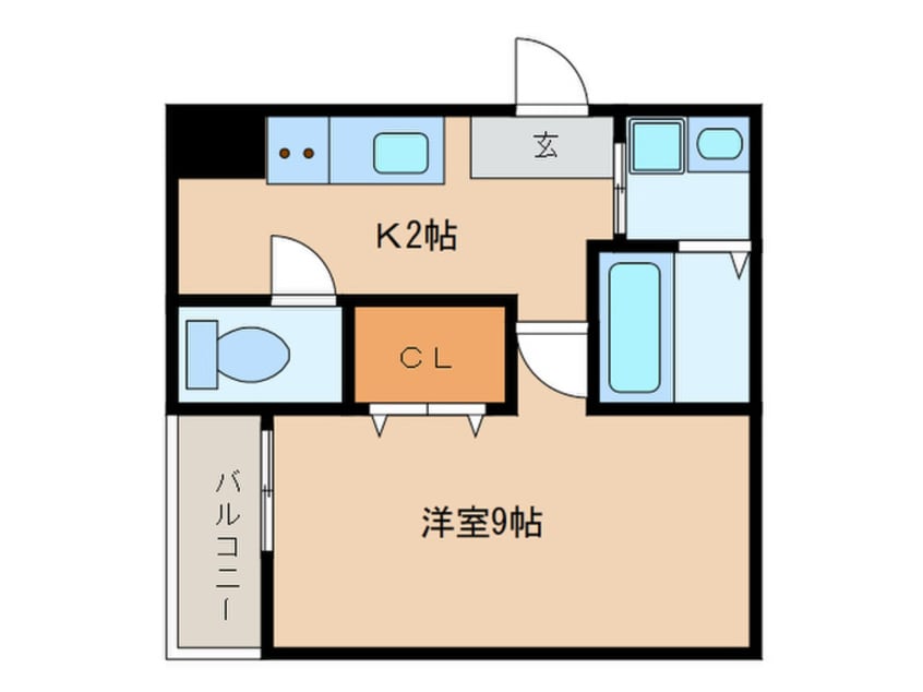 間取図 フジパレス岸和田駅北