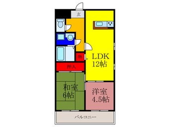 間取図 デルニエアン