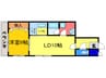 たけうちビル 1LDKの間取り