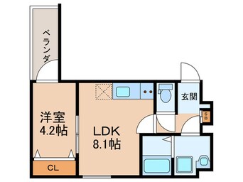 間取図 仮）羽曳野市島泉ＡＰ　Ｂ棟