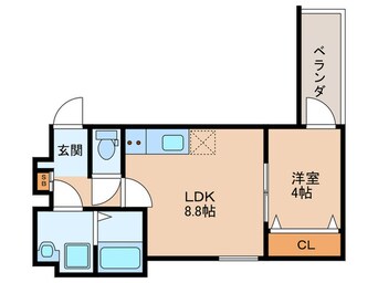 間取図 仮）羽曳野市島泉ＡＰ　Ｂ棟