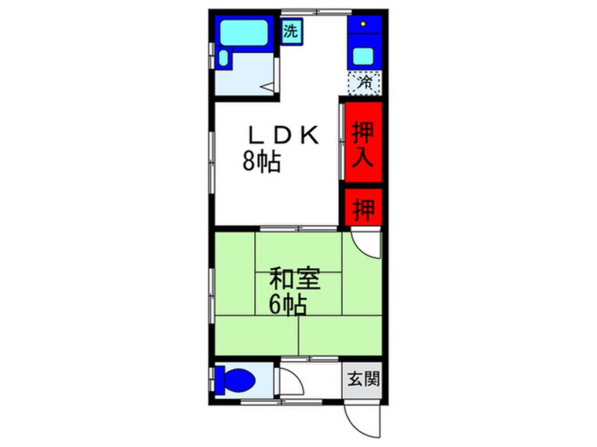 間取図 宝マンション