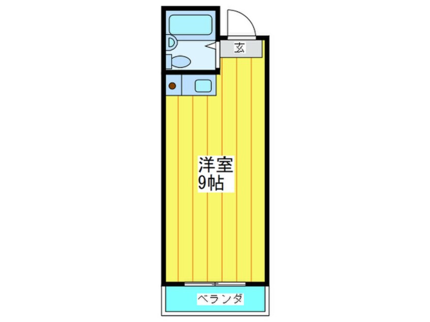 間取図 グローリーハイツ餌差