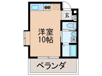 間取図 あべのリ－ザ