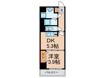 間取図 ドゥーエ玉造