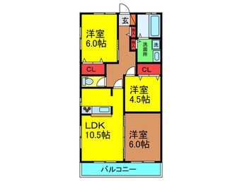 間取図 ビオ－ラ翠香園