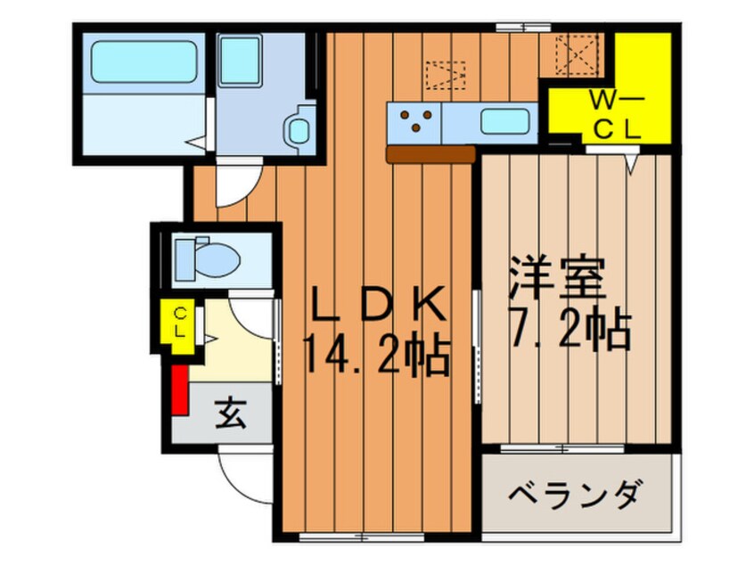 間取図 メゾン　ド　ポワール